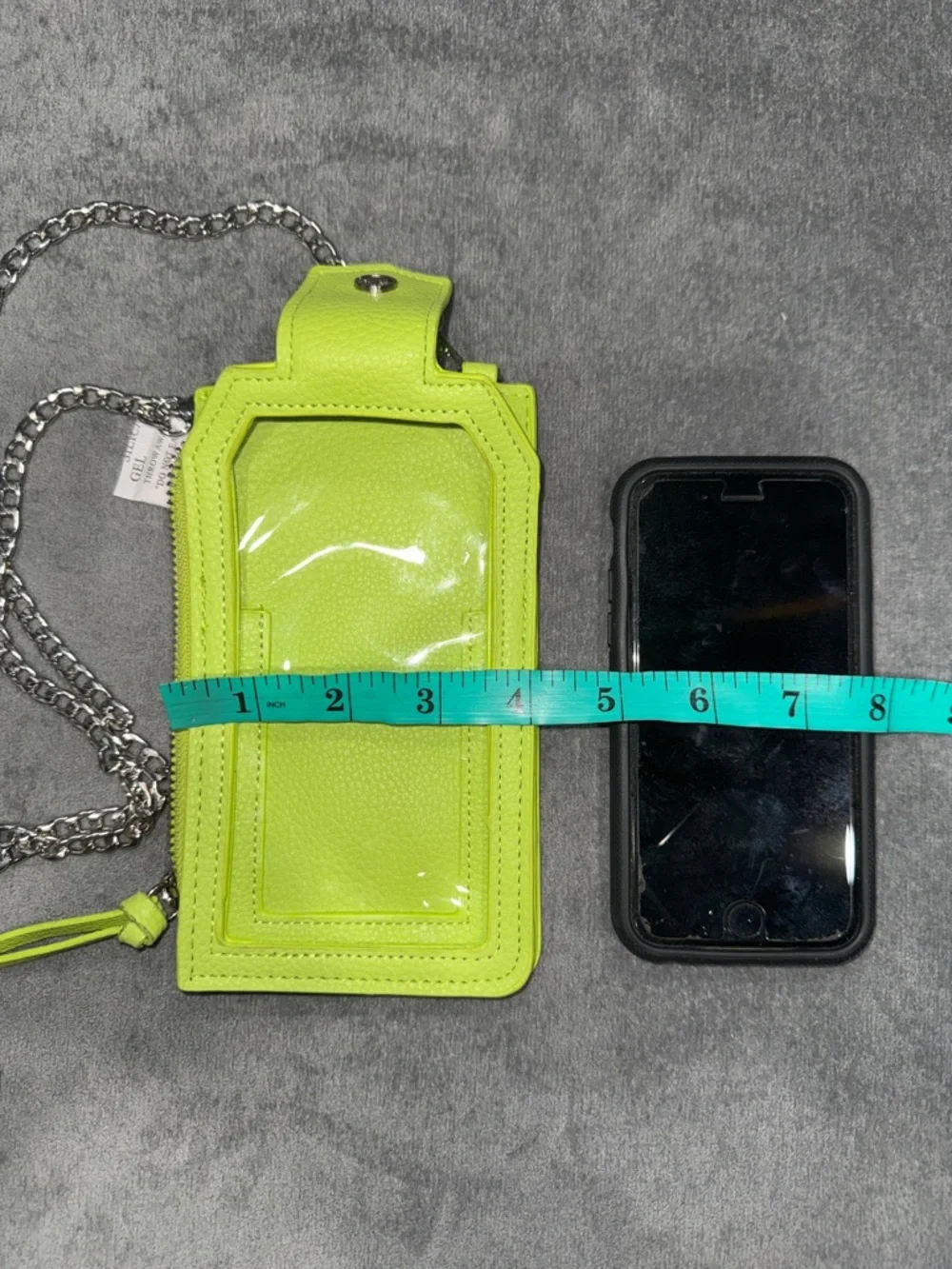 Crossbody Phone Bag - Neon Green - Picture 17 of 17